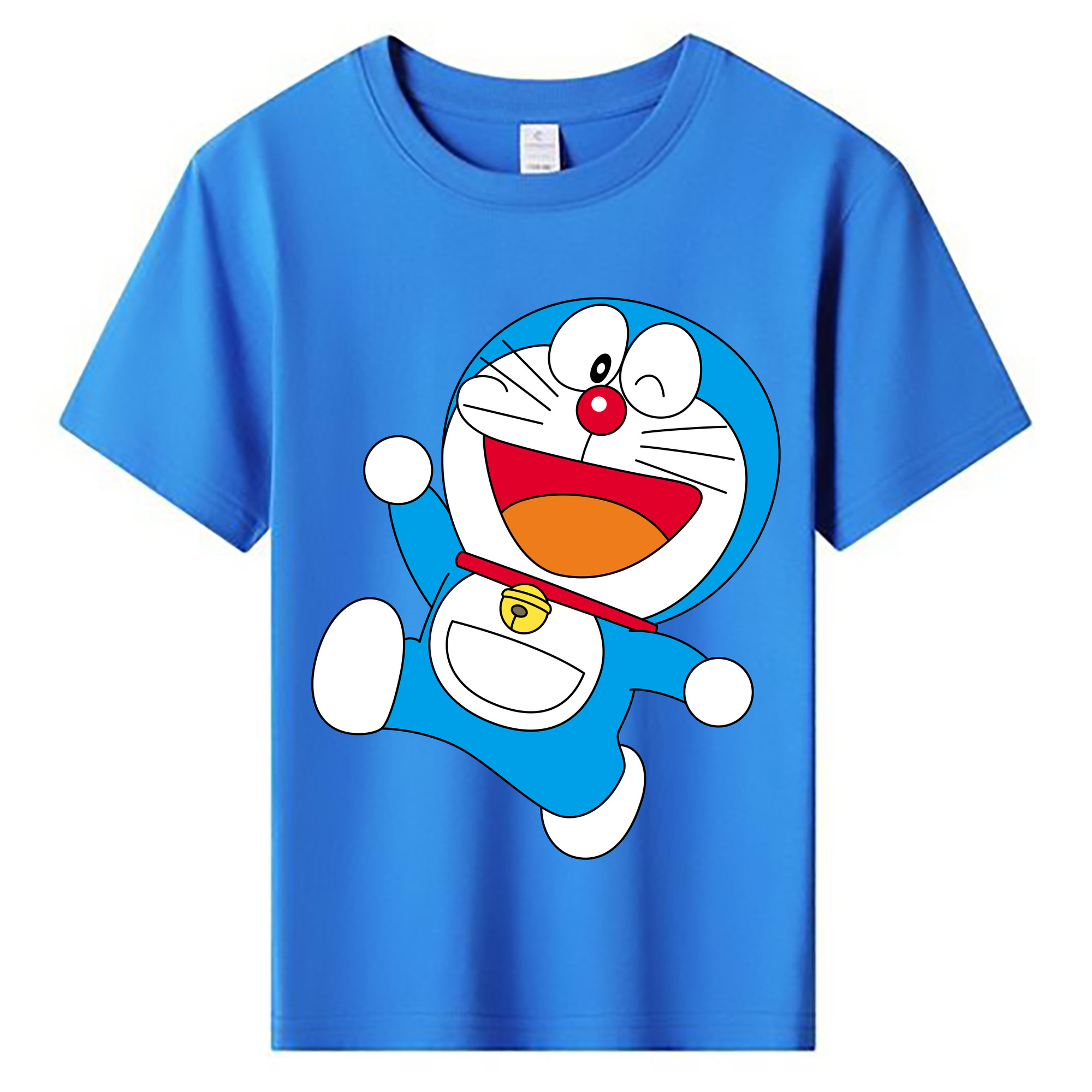 （画像用） ドラえもん Doraemon 綿100％キッズTシャツ（フロントプリント）